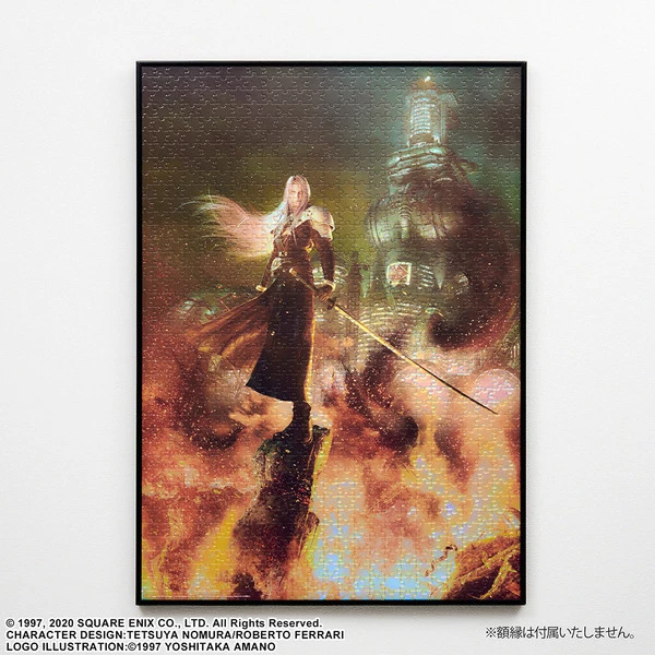 SQUARE ENIX Sephiroth Final Fantasy VII Remake 1000 Piece Premium Jigsaw Puzzle 3 SQUARE ENIX Sephiroth Final Fantasy VII Remake 1000 Piece Premium Jigsaw Puzzle