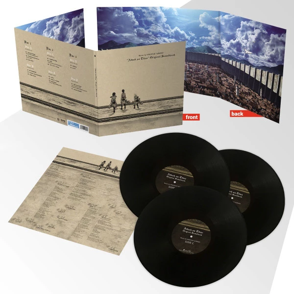 ANIME LIMITED Attack On Titan Season 1 Vinyl Soundtrack 4 ANIME LIMITED Attack On Titan Season 1 Vinyl Soundtrack - Image 2