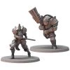 STEAMFORGED GAMES Dark Souls The Roleplaying Game Captains & Warriors Miniature Set